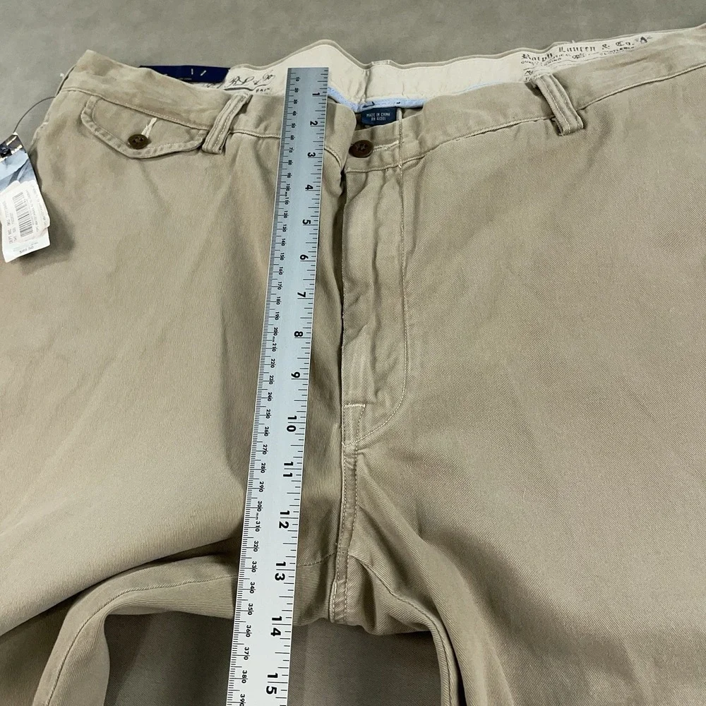Polo Ralph Lauren SLIM GI FIT Pants Men's 42x30 Tan Chino $89 (Fits 42x28) NWT‎